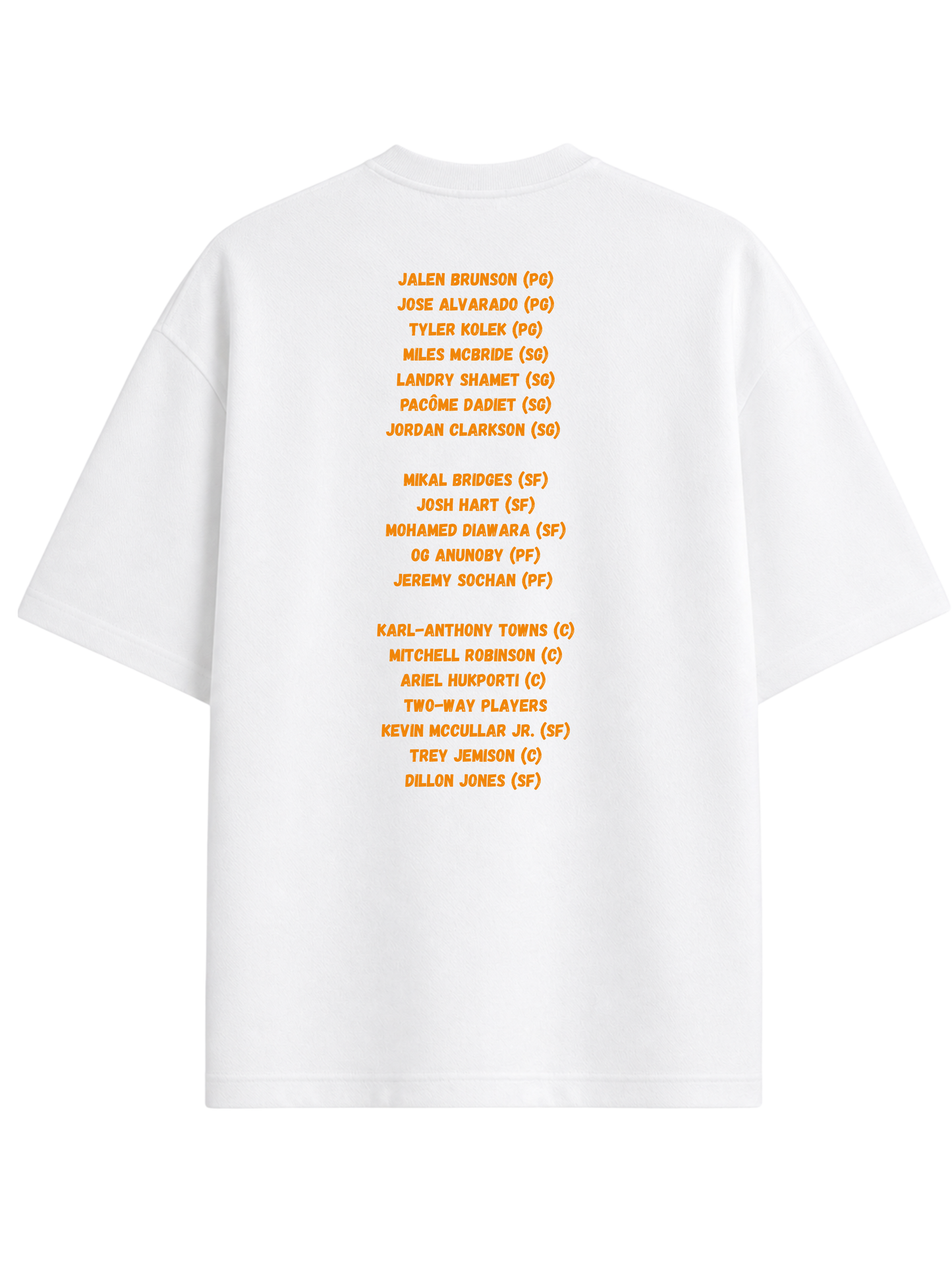 Niko 2026 Champs Tee White